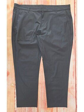 Fabletics Mens Gray Slim Fit Pants 42x30 Lightweight Stretch